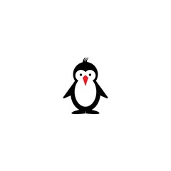 Penguin logo template vector icon design