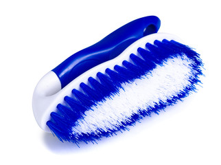 brush for cleaning on a white background isolation