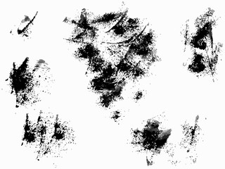 Naklejka premium Scratch grunge urban background. Dust overlay distress grain ,simply place illustration over any object to create grunge effect . Hand drawing texture. Vector