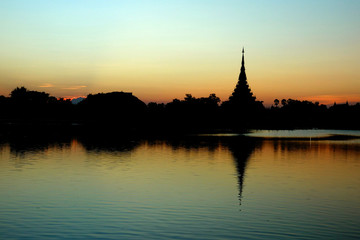 Thailand Khon Kaen Sunset