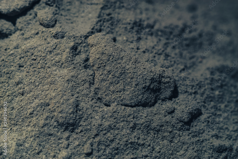 Poster Close up beautiful gray mixture background texture. Macro view.