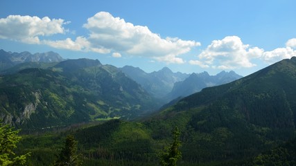 Fototapeta na wymiar Tatra Mountains in Summer