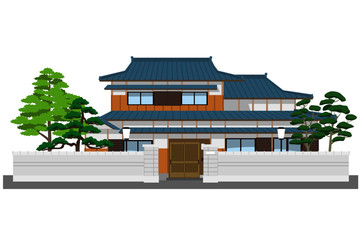 塀付日本家屋10