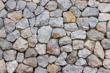 Stone wall texture or background in gray tone look like  vintage style