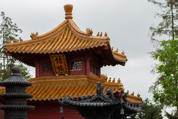 Fototapeta premium Chineese temple, pairi daiza
