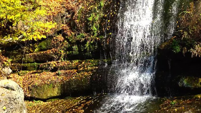 Waterfall in Sofievsky Park, Uman, Ukraine