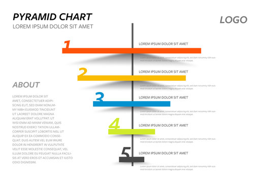 Colorful Pyramid Infographic