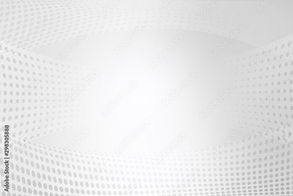 Aufkleber halftone white and grey background design concept. decorative web layout