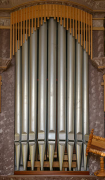 church organ detail