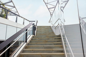 Modern architecture of The roof garden at 120 Fenchurch Street in London