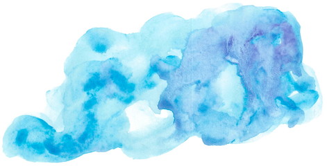 Fototapeta na wymiar Watercolor Cloud