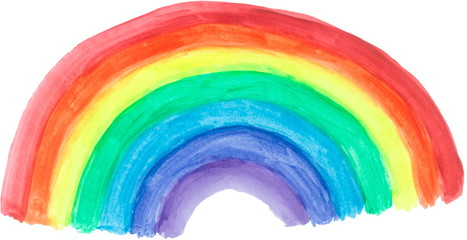 Watercolor rainbow