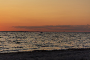 Sunset Waterfront Beach