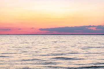 Sunset Waterfront Beach