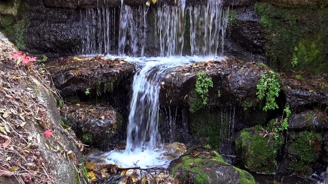 Waterfall in Sofievsky Park, Uman, Ukraine