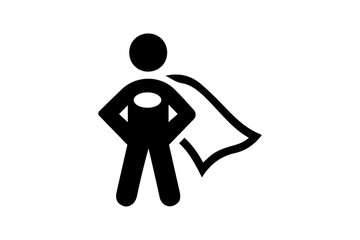 super hero icon vector illustration