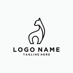 Logo design Inspiration for companies from the initial letters logo animal icon	