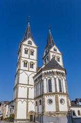 Fototapeta na wymiar Basilika St. Severus church on the market square of Boppard, Germany