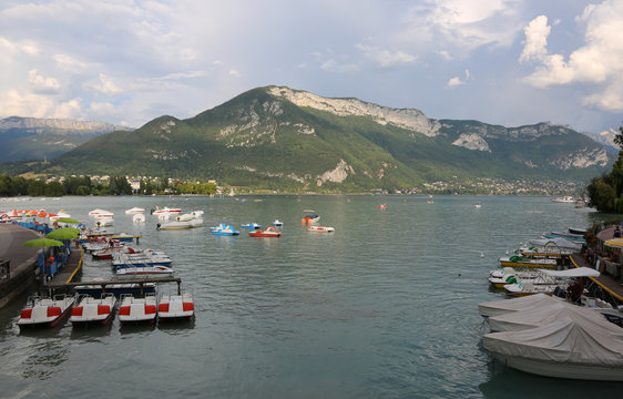 Lake of Annecy in France