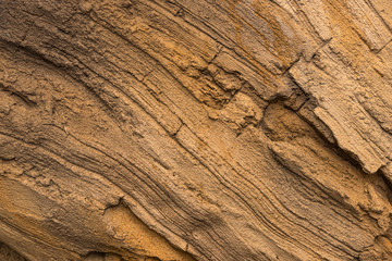 Sandstone surface.Textured stone