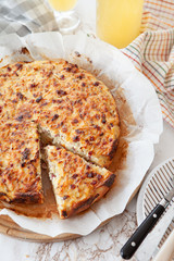 Hausgemachter Zwiebelkuchen