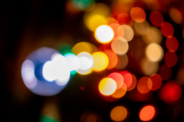 abstraktes farbenspiel