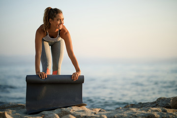 She enjoys in early morning exercises!