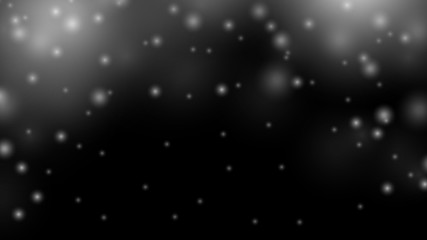 Snowfall on black background - design element 