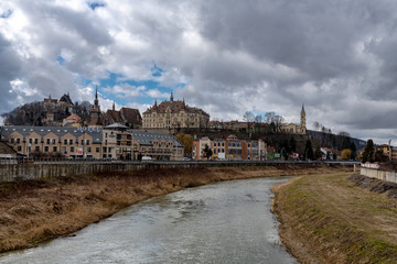 Bad weather at Sighisoara Romania