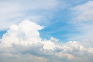 blue sky with clouds