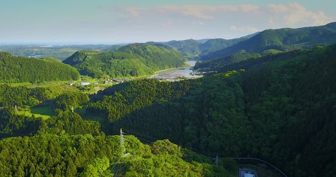 Japan,Japanese,Fukushima,Iwaki,Nakoso,Ueda,Yamada,Yotsudoki,dam,drone,sky,landscape,mountain,Pacificocean,nature