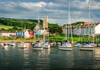 Fototapeta na wymiar Aberaeron harbour