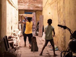 Cricket in Varanasi 