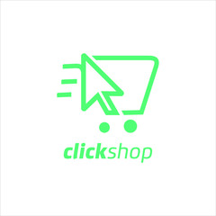 creative logo design for clickshop