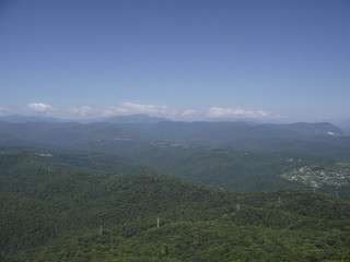 panorama of the mountains