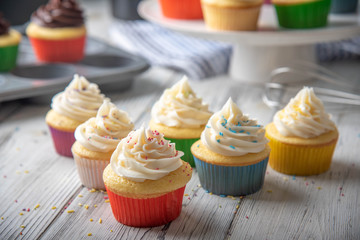 cupcake images in colorful cup