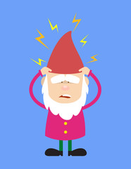 Cute Cartoon Chef - with Worried Face