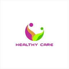 modern logo for healthy care