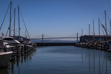 Naklejka na ściany i meble Bay Bridge, San Francisco