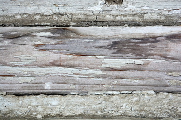 Naklejka premium Surface blurred by time. Old wood background.