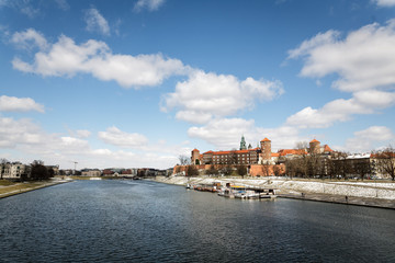 Naklejka premium Panorama von Krakau an der Memel