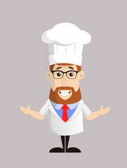 Doctor - Standing with Open Hands