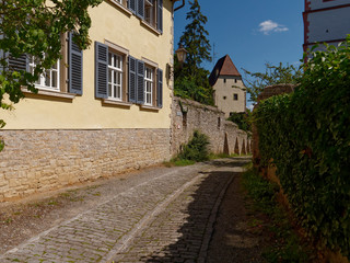 Weinort Sulzfeld am Main, Landkreis Kitzingen, Unterfranken, Franken, Bayern, Deutschland.
