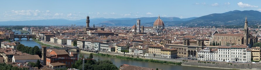 Fototapeta na wymiar Panoramic of Florencia, capital of Tuscany