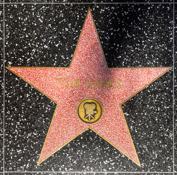 Tom Hanks star on Hollywood Walk of Fame