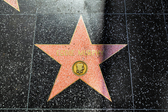 Eddie Murphys Star On Hollywood Walk Of Fame