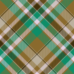Fototapeta premium Tartan scotland seamless plaid pattern vector. Retro background fabric. Vintage check color square geometric texture.