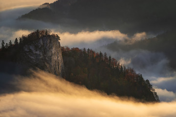 Sokolica foggy sunrise