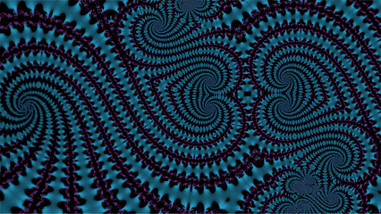 Ornate geometric pattern and abstract colored background