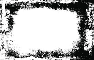 Scratched Frame. Grunge Urban Background Texture Vector. Dust Overlay. Distressed Grainy Grungy Framing Effect. Distressed Backdrop Vector Illustration. EPS 10.